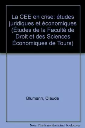 Couverture du produit · Cee en crise