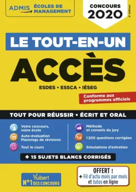 Couverture du produit · Concours ACCES - Le tout-en-un: Concours 2020