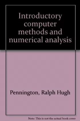 Couverture du produit · Introductory Computer Methods and Numerical Analysis