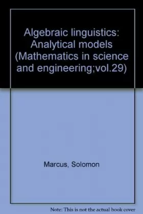 Couverture du produit · Algebraic Linguistics Analytical Models