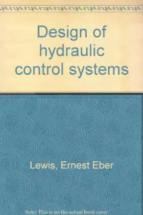 Couverture du produit · Design of Hydraulic Control Systems