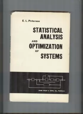 Couverture du produit · Statistical analysis and optimization of systems
