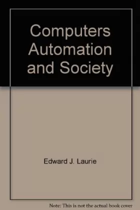 Couverture du produit · Computers Automation and Society