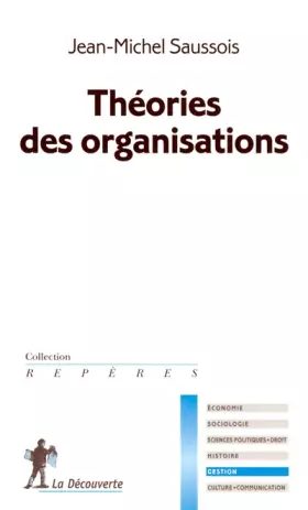 Couverture du produit · Théories des organisations