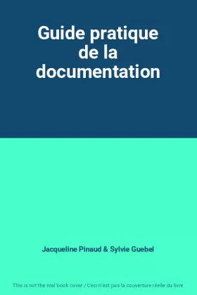 Couverture du produit · Guide pratique de la documentation