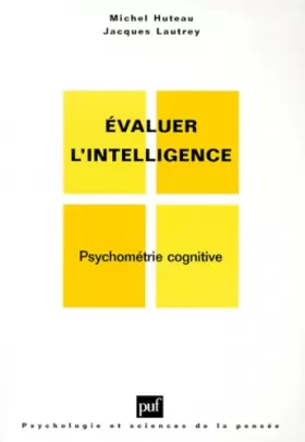 Couverture du produit · Évaluer l'intelligence : Psychométrie cognitive