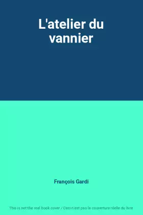 Couverture du produit · L'atelier du vannier