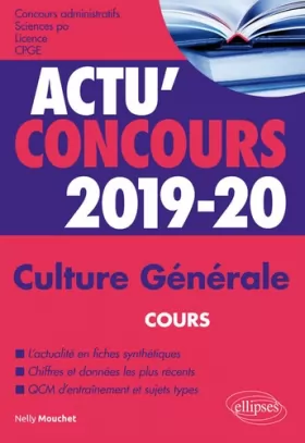 Couverture du produit · Culture Générale - concours 2019-2020