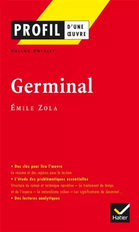 Couverture du produit · Germinal d'Emile Zola : Etude de texte