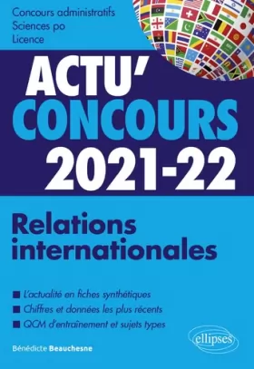 Couverture du produit · Relations internationales 2021-2022 - Cours et QCM