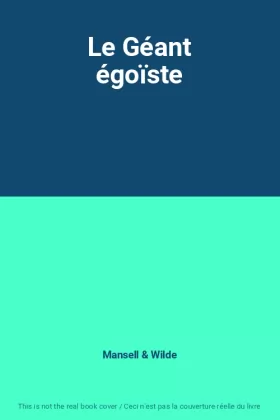 Couverture du produit · Le Géant égoïste