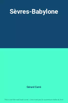 Couverture du produit · Sèvres-Babylone