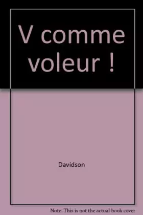Couverture du produit · V comme voleur