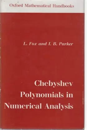 Couverture du produit · Chebyshev Polynomials in Numerical Analysis