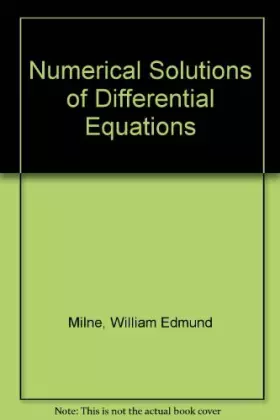 Couverture du produit · Numerical Solution of Differential Equations