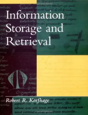 Couverture du produit · Information Storage and Retrieval