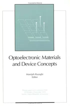 Couverture du produit · Optoelectronic Materials and Device Concepts