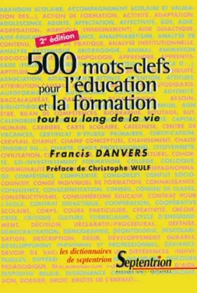 Couverture du produit · 500 mots-clefs pour l'éducation et la formation tout au long de la vie. 2ème édition