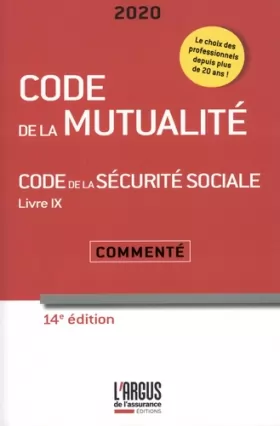 Couverture du produit · Code De La Mutualite 2020 14Eme Edition