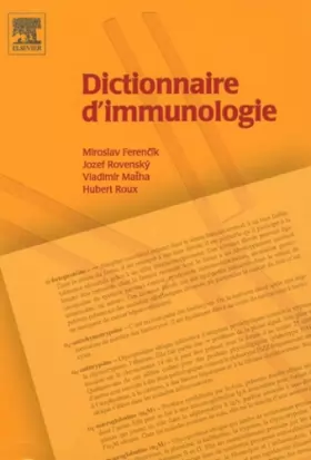 Couverture du produit · Dictionnaire d'immunologie