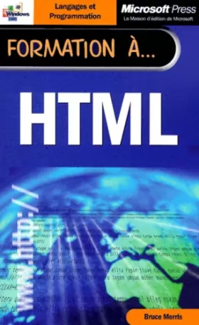 Couverture du produit · Formation à HTML