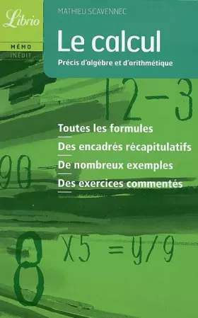 Couverture du produit · Le Calcul : Précis d'algèbre et d'arithmétique