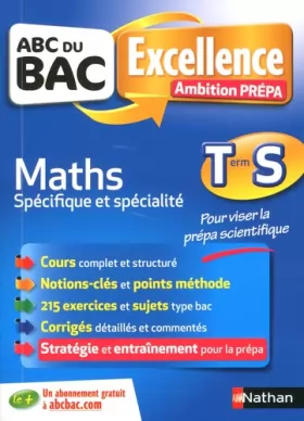 Couverture du produit · ABC du BAC Excellence Ambition Prépa Maths Term S