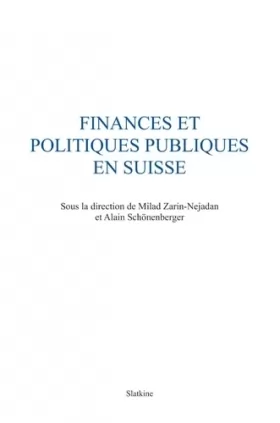 Couverture du produit · Finances et politiques publiques en Suisse