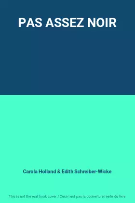 Couverture du produit · PAS ASSEZ NOIR