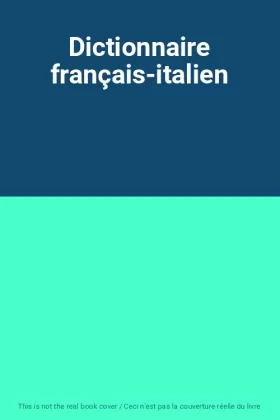 Couverture du produit · Dictionnaire français-italien