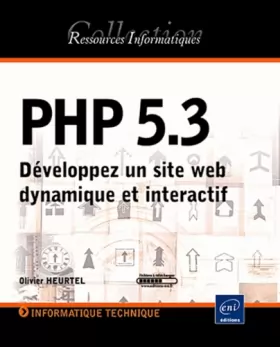 Couverture du produit · PHP 5.3 - Développez un site web dynamique et interactif