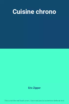 Couverture du produit · Cuisine chrono