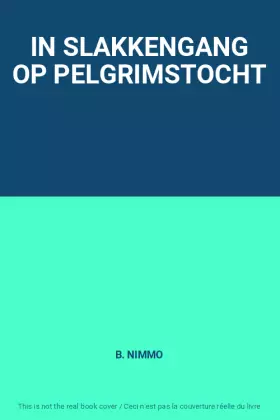 Couverture du produit · IN SLAKKENGANG OP PELGRIMSTOCHT