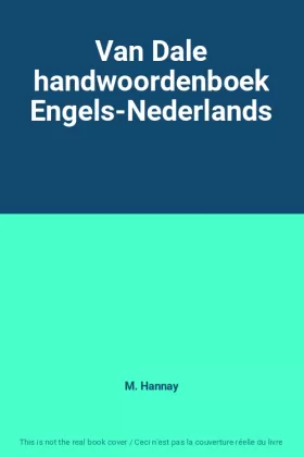 Couverture du produit · Van Dale handwoordenboek Engels-Nederlands