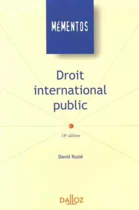 Couverture du produit · Droit international public : Edition 2006