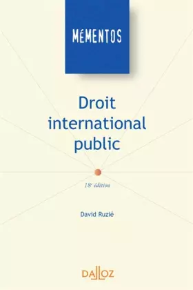 Couverture du produit · Droit international public : Edition 2006