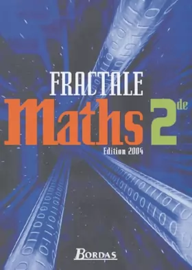 Couverture du produit · Fractale : Maths, 2de (Manuel)