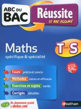 Couverture du produit · ABC du BAC Réussite Maths Term S spé & spé