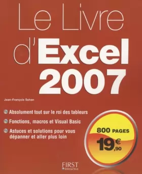 Couverture du produit · LIVRE D'EXCEL 2007