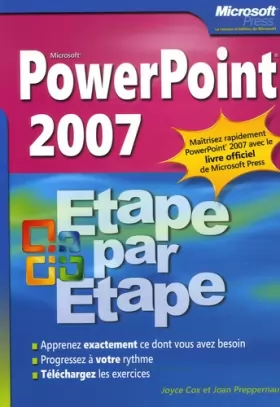 Couverture du produit · PowerPoint 2007