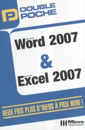 Couverture du produit · Word 2007 et Excel 2007