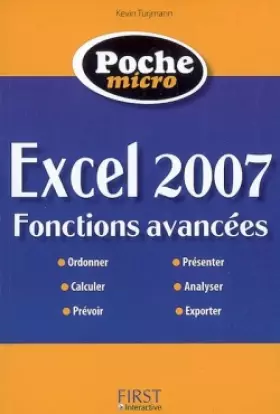Couverture du produit · POC MICRO EXCEL 07 FONCT AVANC