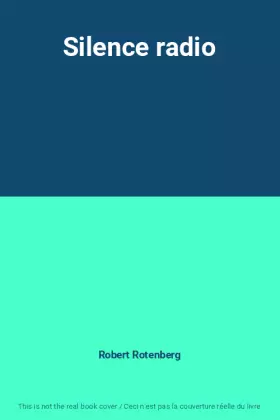 Couverture du produit · Silence radio