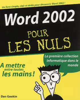 Couverture du produit · Word 2002 pour les nuls