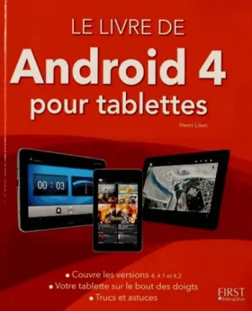 Couverture du produit · Le livre de Android (version 4 et 4.1) pour tablettes