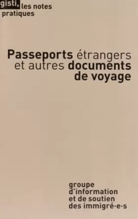 Couverture du produit · Passeports étrangers et autres documents de voyage