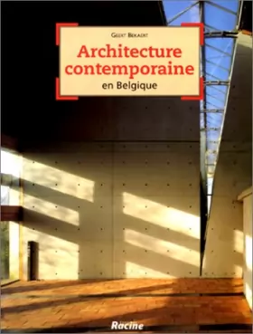 Couverture du produit · Architecture contemporaine en Belgique