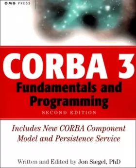 Couverture du produit · CORBA 3 Fundamentals and Programming