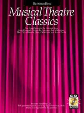 Couverture du produit · Musical theatre classics baritone/bass +cd