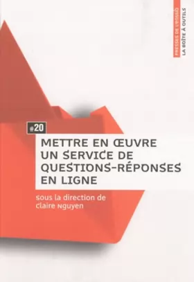 Couverture du produit · Mettre en oeuvre un service de questions-réponses en ligne